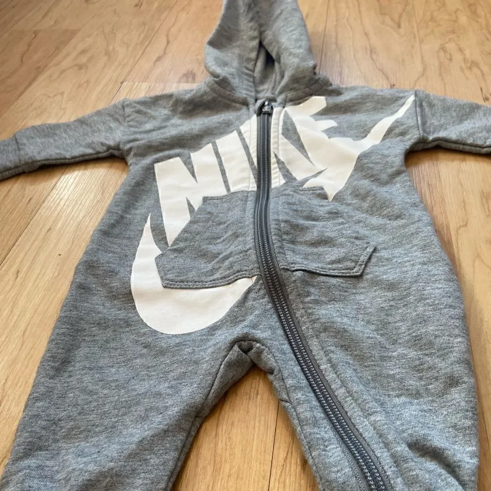 Grey Nike one piece jumpsuit